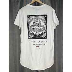 Ashes To Dust Men’s White TSHIRT Medium Short Sleeved